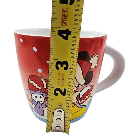 Disney Store Mickey Mouse Winter Wonderland 12 Oz Porcelain Coffee Tea Mug Cup - Picture 9 of 17